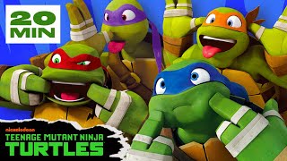 20 MINUTES of the Turtles Being Bros 💪 Literally  Teenage Mutant Ninja Turtles [upl. by Adnulahs]