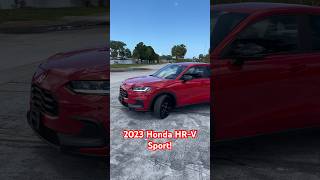 Check out the 2023 Honda HRV Sport in Milano Red Honda HRV Sport [upl. by Garry]