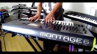 Yamaha Montage 6  CFX Concert  Amazing grace [upl. by Merton374]