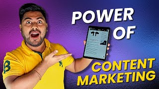 What is Content Marketing  Content Marketing Strategy in Hindi Part 1  Basic with Hrishikesh Roy [upl. by Ellehcil809]