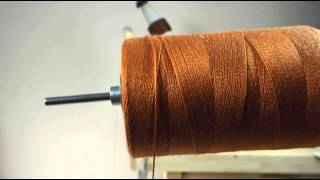 Fine Yarn Winding on the NKK Cone Winder [upl. by Zel7]