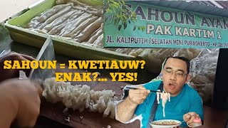 KULINER KHAS PURWOKERTOSAHOUNKWETIAUW Yang pasti enak tenan [upl. by Gregoire787]