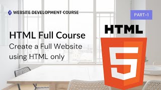 Create Website using HTML  HTML Full Course  HTML tutorial for Beginners  HTML W3Schools [upl. by Haldas]