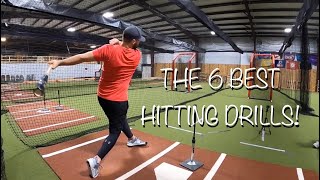 Top 6 Hitting Drills for Players of ALL Ages Baseball Hitting Drills That Really Work [upl. by Leirraj]