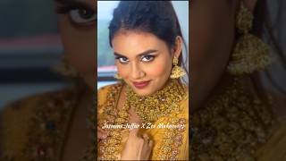 ജാസ്മിൻ ജാഫർ ഹിന്ദു wedding look🔥🔥 jasminjaffar wedding trending engagement gabrijose marriage [upl. by Alberto730]