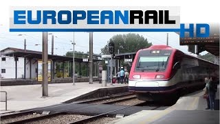 Comboios de Portugal Alfa Pendular 4000 EMU 4002 departs Coimbra B Station [upl. by Revart]