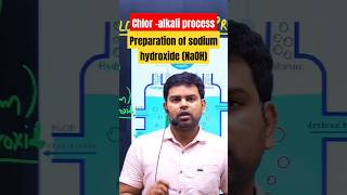 chlor alkali process class 10 chemistry shorts motivation neet viral study [upl. by Ecirad]