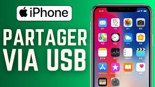 Comment Partager La Connexion Iphone Via Usb  FACILE [upl. by Irollam732]