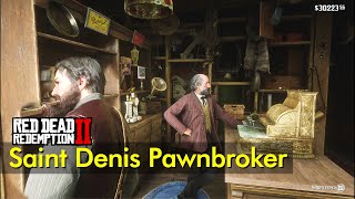 Saint Denis Pawnbroker aka Fence  Red Dead Redemption 2 [upl. by Adabelle]