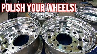 How to Polish and Buff your Aluminum Wheels to a Mirror Finish [upl. by Ellehc]