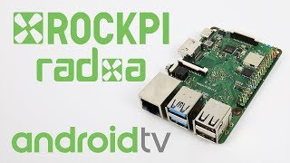 Rock Pi 4 Version 14 Review  Android TV Test 6 Core Single Board Computer [upl. by Ahsinot]