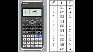 Estadística Bidimensional con Casio Classwiz [upl. by Novets205]