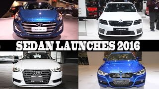 New Upcoming Sedan Cars in India 2016  Part 1 [upl. by Aromat]