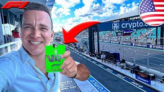 FÓRMULA 1 VIP EN MIAMI 🔥 ¡Solo MILLONARIOS pueden VIVIRLO Paddock Club [upl. by Elery723]