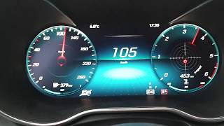 20 Mercedes C300d 4matic  245 hp   acceleration 0100 kmh [upl. by Burrows]