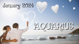 AQUARIUS THIS IS YOUR MATCH BUT WHO WILL ADMIT IT FIRST JANUARY 2024 [upl. by Rimat]