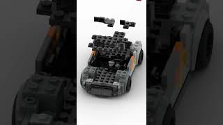 LEGO® Brick Race Car 23 custom speedbuild animation short new [upl. by Ignaz]