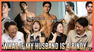 🇰🇷 KOREAN FAMILY PICKS MY PINOY HUSBAND  🇵🇭 Filipino Hotties and Artista RANKING  DASURI CHOI [upl. by Kliman]