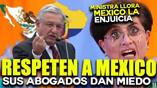 CONGRESO ECUATORIANO HACE LLORAR A SU MINISTRA POR METERSE CON MÉXICO ¡A MÉXICO SE RESPETA [upl. by Filmer]