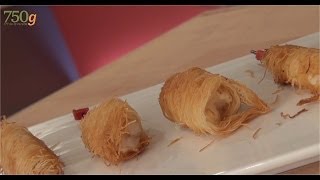 Recette de Croustillants de langoustine en kadaïf  750g [upl. by Schaumberger]