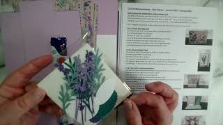 Introduction to the January Perennial Lavender card class with Jemini Crafts [upl. by Kantos]