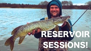 Reservoir Pike sessions Put in the work and catch more fish UK Lure fishing [upl. by Zile]