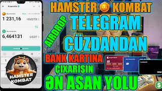 HMSTR KOINLERIN Telegram Cuzdandan BANK KARTİNA cixarish VIDEOSU [upl. by Attevaj]