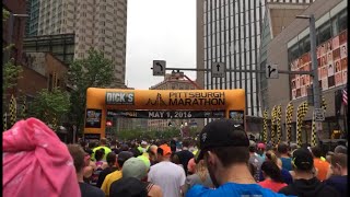 i RAN THE 2016 PiTTSBURGH MARATHON vlog [upl. by Whitcomb]