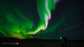 Best October 5 2022 Yellowknife Northern Lights Searching Experience [upl. by Franky]