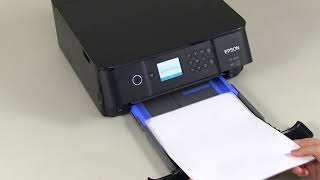 Unpacking and Setting Up a Printer Epson XP6100 XP6000 NPD5877 [upl. by Ynnaffit]