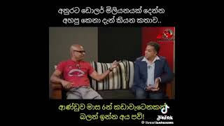 අනුරට ඩොලර් මිලියනය දෙන්න ආපු කේනා දැන් කියනකතාව  npp [upl. by Nelyak]