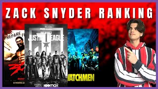 Every ZACK SNYDER Movie Ranked [upl. by Janeva]