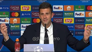 THIAGO MOTTA post LipsiaJuve 23 conferenza stampa quotEroici Nonostante tutto Su Bremer e Nicoquot [upl. by Christos516]