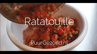 Hoe maak je ratatouille PuurGezond [upl. by Nemsaj176]