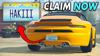 How To Claim RARE License Plate On Personal Vehicle in GTA 5 Online Las Venturas Plate [upl. by Gothard]