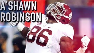 AShawn Robinson  Defensive Nightmare  Alabama [upl. by Stormy]