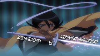 Rukia vs Aaroniero Full Fight English Dub 1080p  Bleach [upl. by Monagan476]