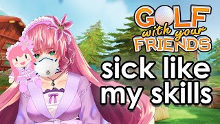 【Golf With Your Friends】 Chill comfy community night while I fight the con crud 【VTuber】 [upl. by Yelich]