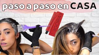 Aplicación del TINTE de cabello en RAÍCES TRUCO para hacerlo sin ayuda [upl. by Reel458]