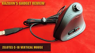 Zelotes C18 Vertical Gaming Mouse  Kazujins Gadget [upl. by Mill]