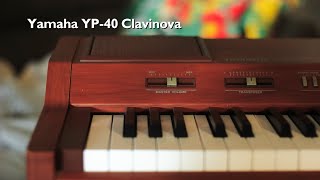 The Yamaha YP40 Clavinova an early digital piano [upl. by Limber]