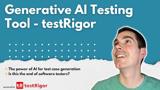 Generative AI Testing Tool  testRigor  AI Generates Automated Tests [upl. by Cadmarr]