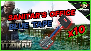 Unlocking Riches Sanitars Office Key with Blue Tape Loot Reveal  Escape from Tarkov Patch 014 [upl. by Windham]