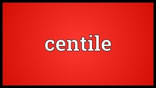 Centile Meaning [upl. by Adekam]