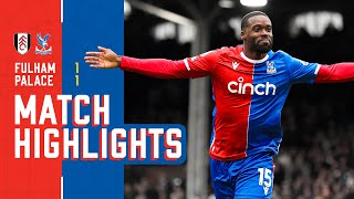 Schlupp GOAL OF THE MONTH  Premier League Highlights Fulham 11 Crystal Palace [upl. by Ateuqal]