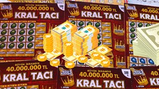 We are Scratch the Kings Crown from Scratch Cards Today 10 Pieces [upl. by Milly]