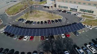 RowanCabarrus Community College RCCC  Rooftop Solar with Solar Carport amp EV Chargers [upl. by Evars]