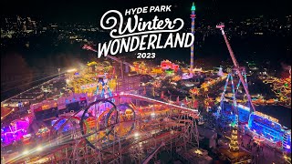 Hyde Park Winter Wonderland London 2023 Walkthrough best destination for festive fun in London 🎡 [upl. by Tierney]