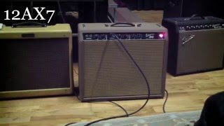 12ax7 VS 12au7 in V1 First Stage Preamp on Fender Brown Deluxe [upl. by Nahseez633]