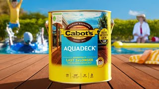 Cabots Aquadeck  Its like SPF for your deck [upl. by Wileen288]